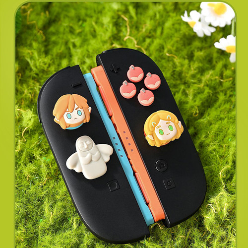 任天堂switch2公主骑士摇杆帽按键贴ns2摇杆套硅胶保护套游戏配件