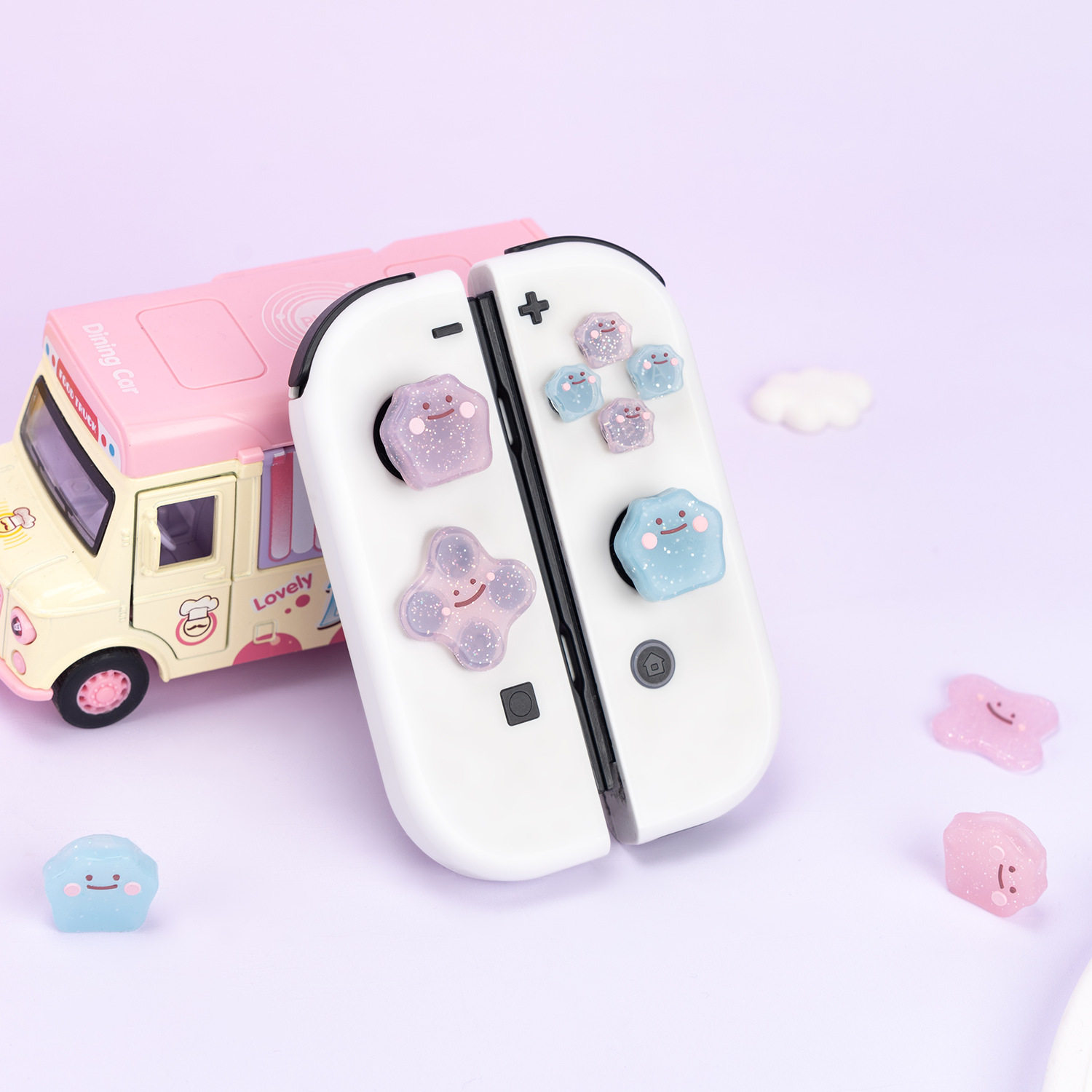 NS一代二代摇杆帽joycon保护套图片