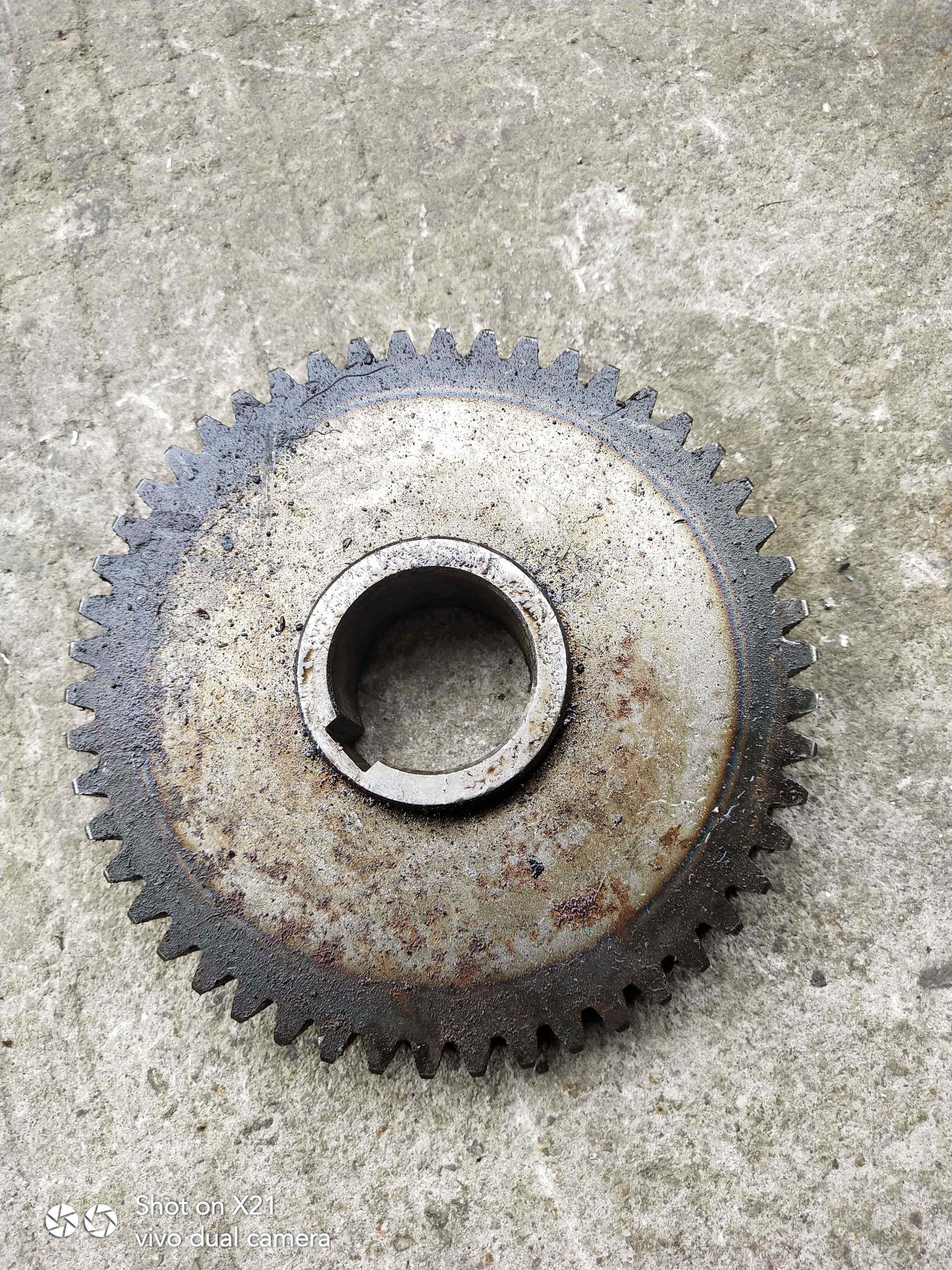 机床配件上海台重端面铣床动力头齿轮z50外径156内孔40键槽12厚33