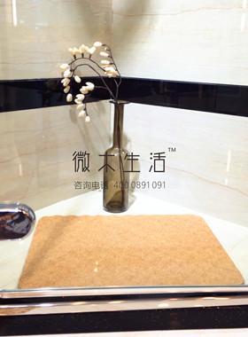 德邦快递 葡萄牙原装进口 卫浴软木地板 淋浴防滑垫 卫浴浴室垫