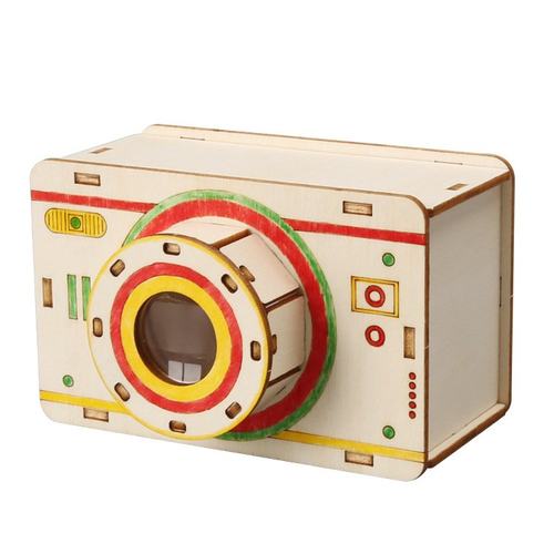 照相机模型中小学生diy手工科学实验套装儿童拼装 科技小制作SW24