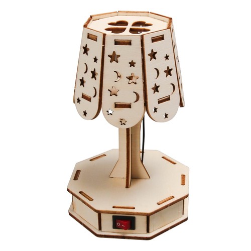 学生科技小制作 手工创意炫彩小台灯DIY材料幼儿园科学实验玩SW54