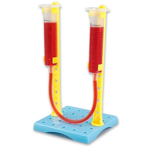儿童科技小制作diy导管水平仪 学生科学实验小发明连通器科教SW43