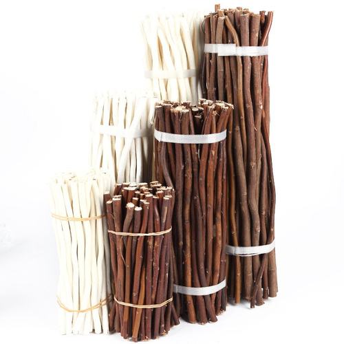 树枝diy手工材料幼儿园墙面创意装饰天然干枯枝长短原木段干SW98