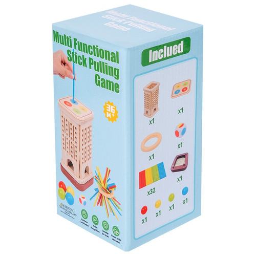 三合一抽木棍游戏幼儿园专注力平衡木条棒训练儿童益智力亲子SW66