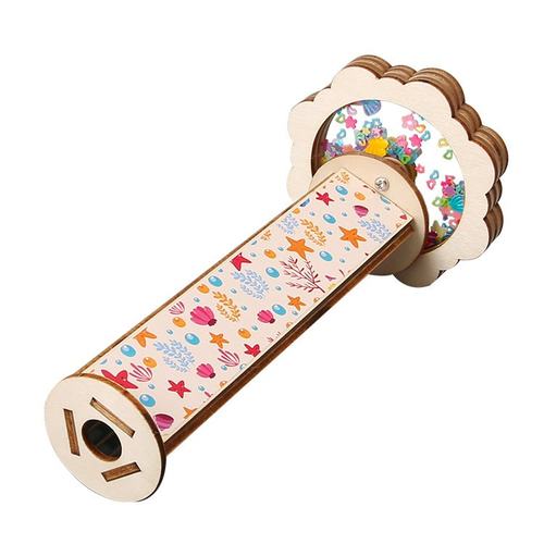 科学小制作diy旋转万花筒儿童科学实验玩具材料包幼儿园创意SW13