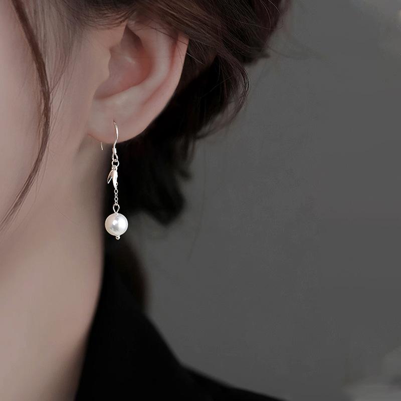 复古风925银耳环小众设计感流苏