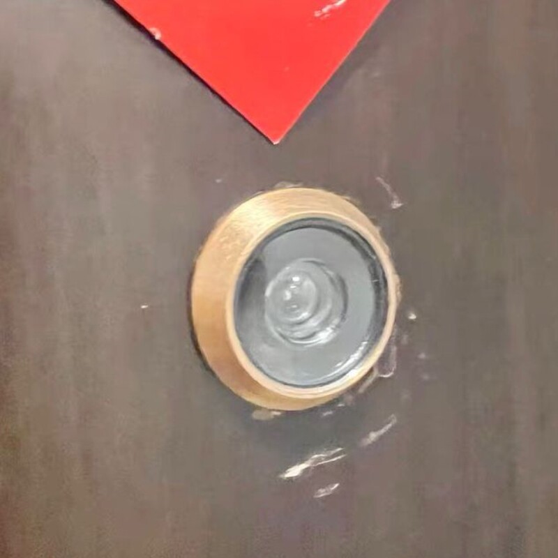 堵孔门眼神器监控防盗门门上门铃通用猫眼摄像头入户家用高清图片