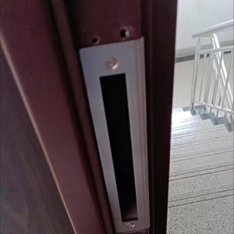 防盗门门框导向片锁体扣片锁片锁扣锁舌槽大门锁挡片门锁配件大全图片