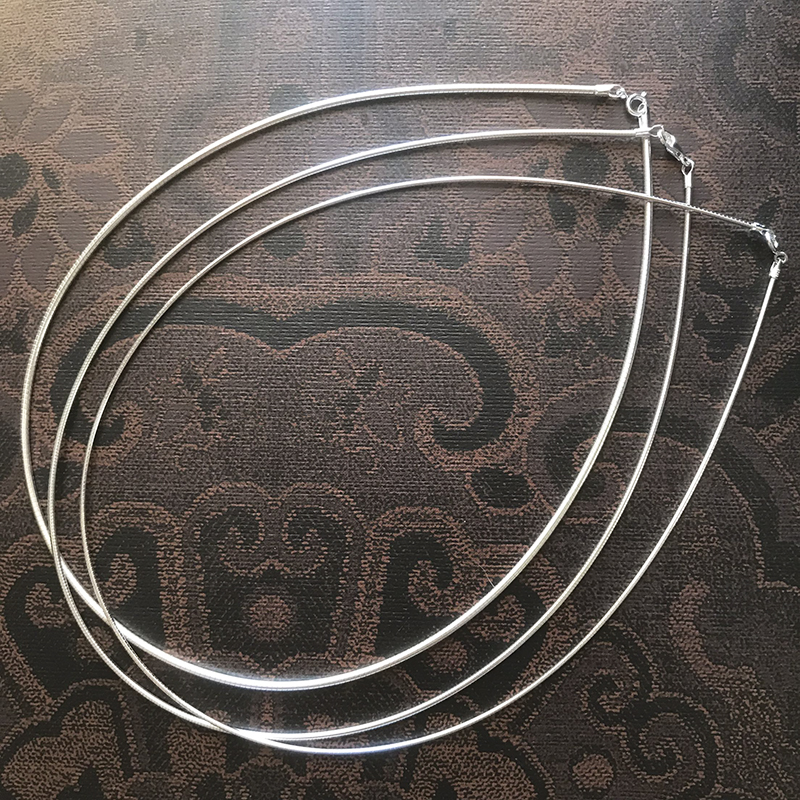 925纯银45厘米项链项圈