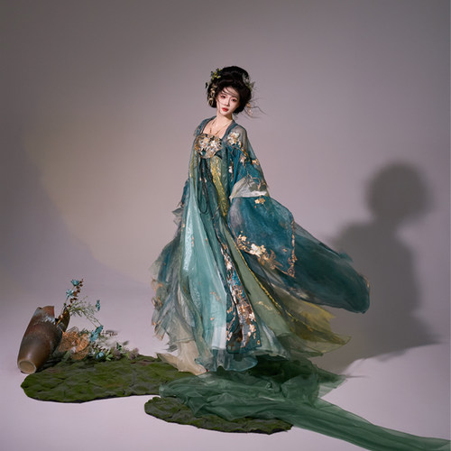 金桂花齐胸襦裙超仙古装春夏新款