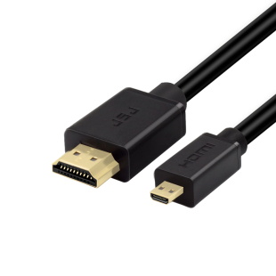 micro高清相机视频线 超清晰 4K2.0版 小头微型HDMI转HDMI连接线