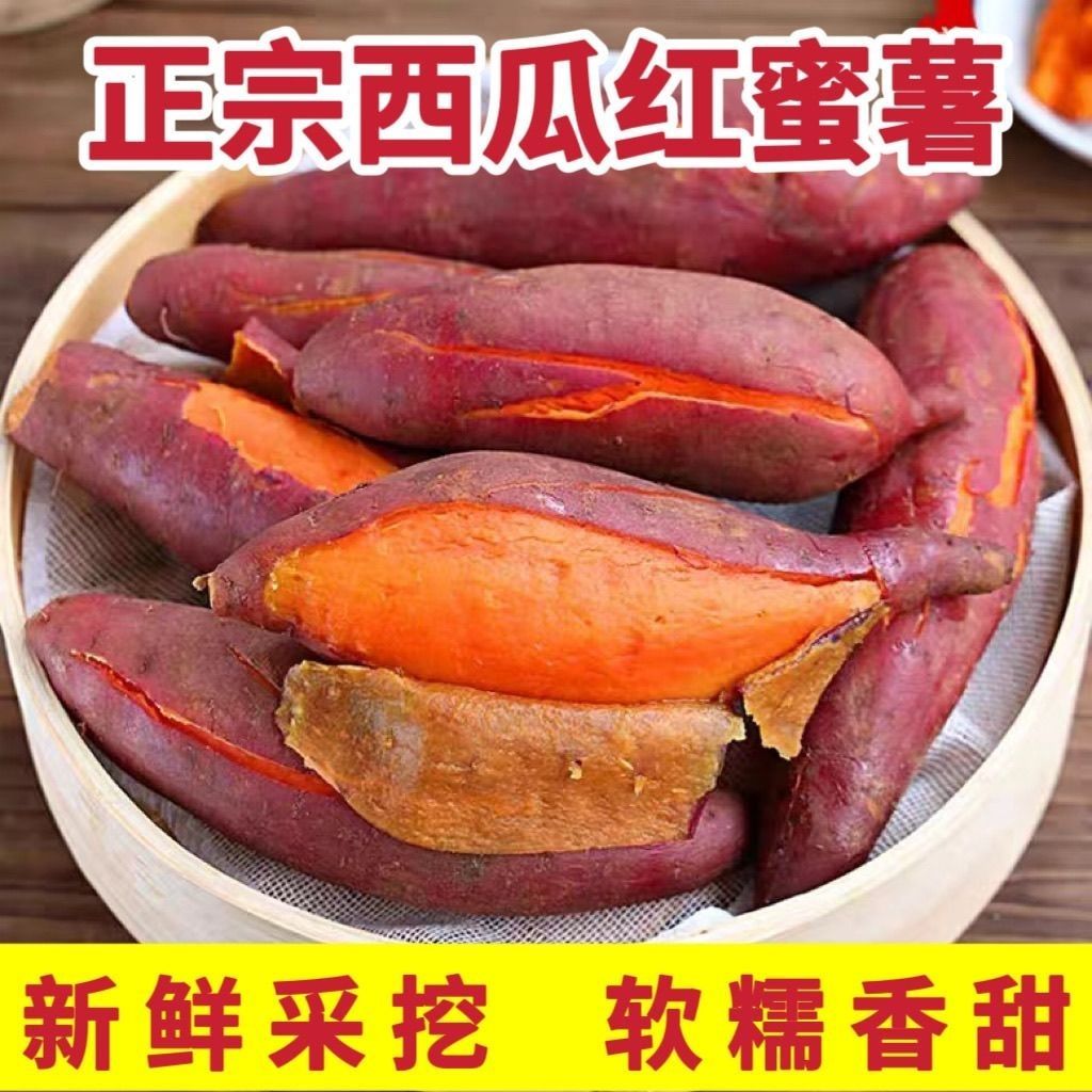 26年新鲜沙地瓜蜜薯红皮粉糯香甜