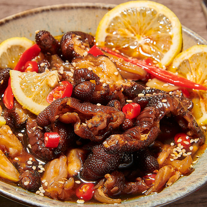 筷品麻辣无骨鸡爪网红即食红油脱骨鸡脚商用卤味乌骨黑凤爪整箱|ruв категории закуски/орехи/специальность, вяленое мясо/свинину, говядину/мясное закуски, курица закуски - от Buy2taobao.com для оказания профессиональной услуги покупки агента Taobao