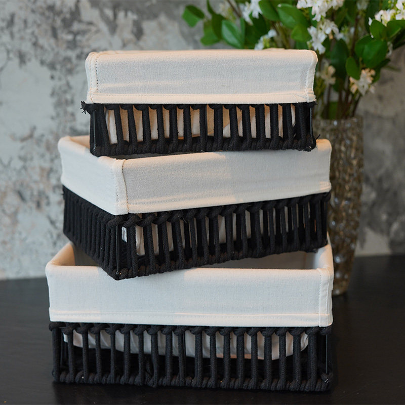 中古风手工编织收纳篮筐侘寂风衣柜收纳筐浴室储物篮陈列展示篮,收纳整理,桌面收纳盒,淘宝优惠券,粉丝福利购,淘宝优惠卷