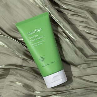 韩国正品 泡沫洗面奶女150ml 悦诗风吟绿茶深层补水保湿 innisfree