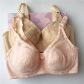 胸罩 无海绵BC杯女士文胸 内衣白色 新纯棉软钢圈超薄款 夏季