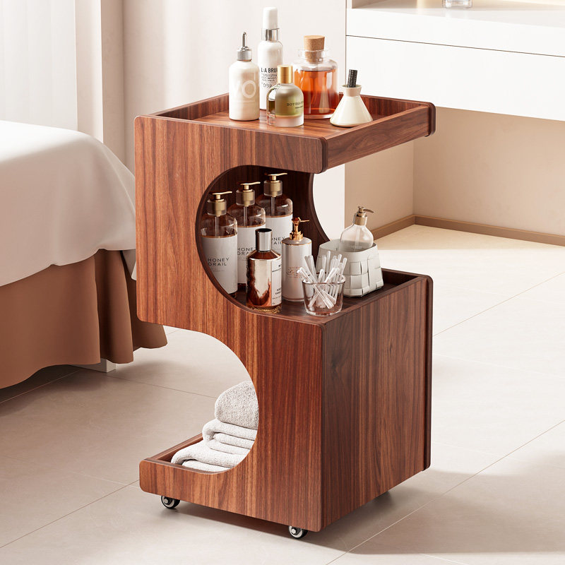 高级美容小推车美容院专用工具车移动仪器置物架纹绣SPA美甲推车