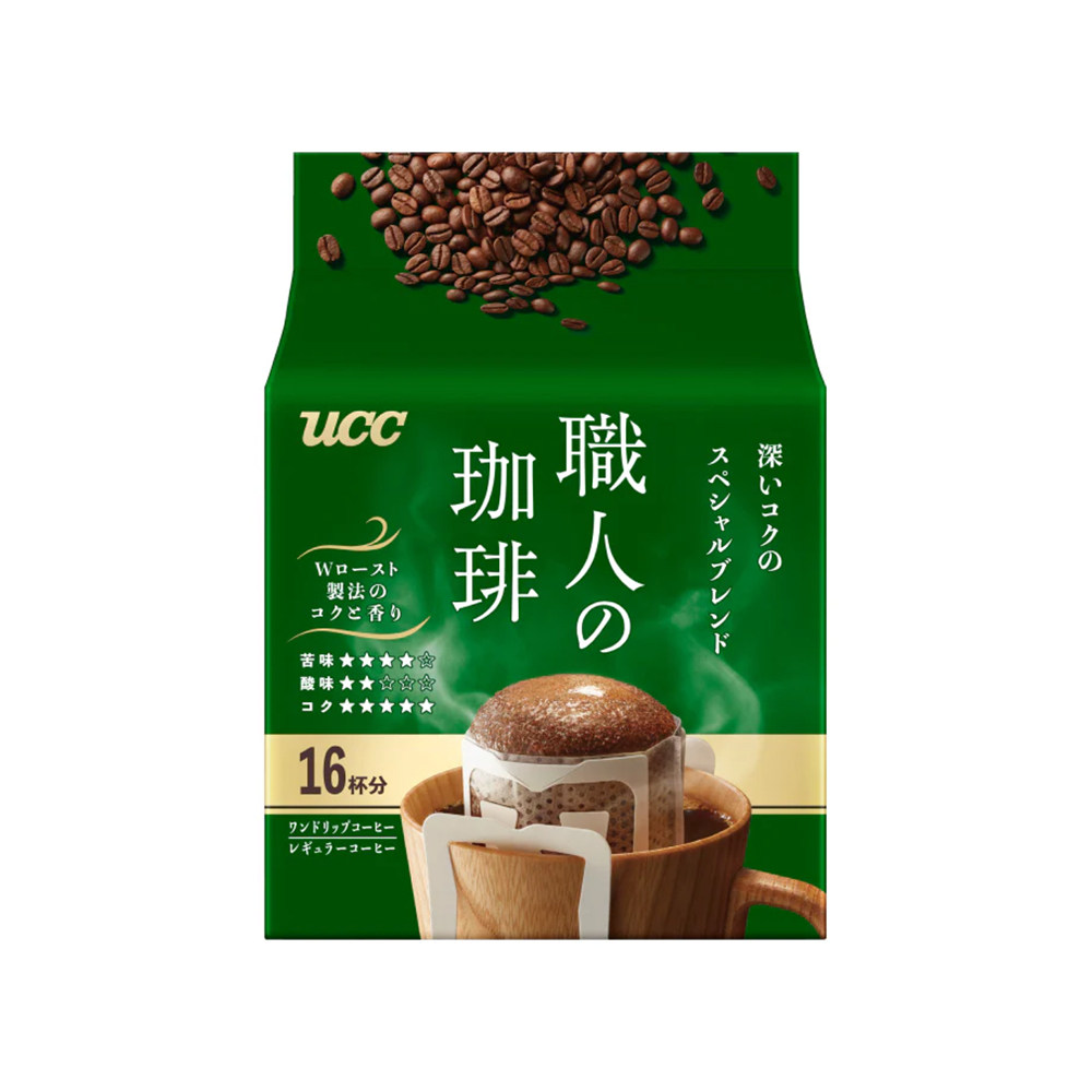 日本进口职人咖啡UCC悠诗诗/AGF挂耳咖啡醇厚手冲16杯分装