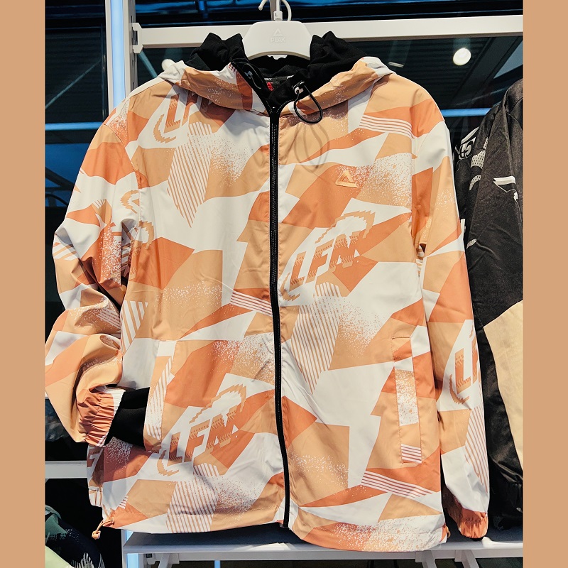 匹克梭织外套男青年双面风衣