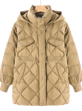 1799西湖阁老【莫Y】冬季 脱卸连帽蝙蝠袖开叉羽绒服562