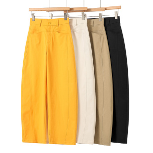 如 显瘦阔腿香蕉弯刀裤 当季 简约高腰窄版 556 春装 西湖阁老