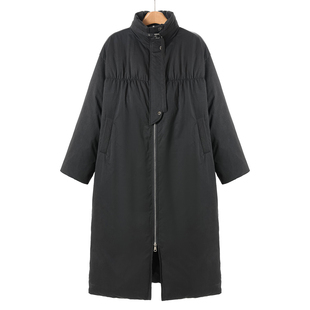 抽皱领袢罗纹束口袖 4390西湖阁老 绍 冬装 羽绒服162