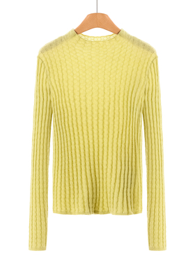 698 6%羊驼毛【TH】冬装 含绵羊毛打底针织衫暖糯薄毛衣131