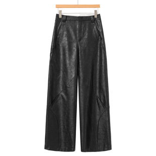 欧美复古垂坠感宽脚拖地裤 26春装 411 莫Y 699西湖阁老