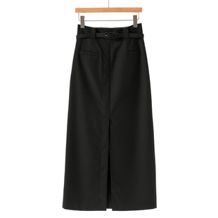 过膝开叉OL风腰带一步半身裙881 春装 539西湖阁老 栖