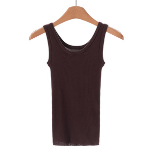 棉质圆领简约可打底针织背心999 春装 399西湖阁老