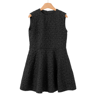 压纹暗花烫钻无袖 春装 连衣裙734 栖 759西湖阁老