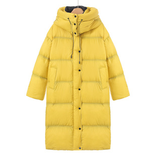 可拆卸帽饱满过膝晕染感泡芙羽绒服640 冬装 310克稀罕厚款 羽D