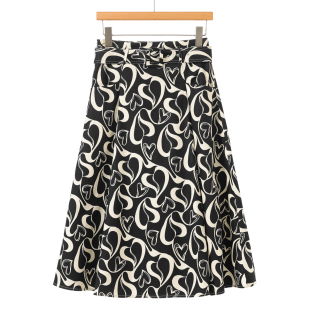 全棉高腰花色A版 春装 伞摆半身裙119 熠 539西湖阁老