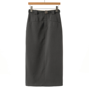 织带松紧拼接开叉一步半身裙551 春装 499西湖阁老 序