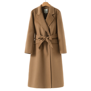 冬装 真情 宽松韩系双面呢大衣801 100绵羊毛 2499