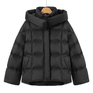 松紧收口袖 1299西湖阁老 新款 当季 脱卸连帽泡芙羽绒服011 帛