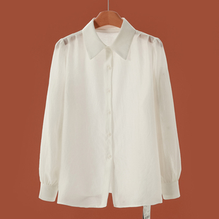 16%醋纤 衬衫 兰 OL职场好搭配显瘦长袖 017 春季 369