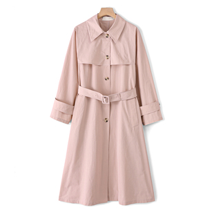 含棉系腰带修身 春季 气质风衣外套151 栖 899西湖阁老