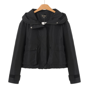 魔术贴束口连帽宽松工装 春装 外套742 兰 739西湖阁老