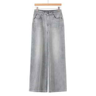 垂感显高挑不过时拖地阔腿牛仔裤 春装 106 栖 699西湖阁老