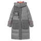 字母拼色连帽立领拼接长款 冬装 羽绒服295 涛 1899西湖阁老