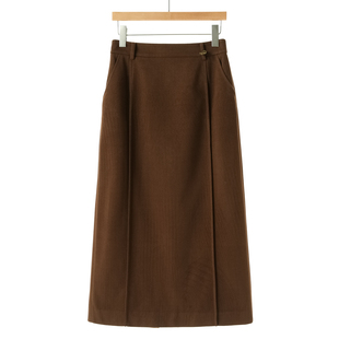 绍 冬装 直筒开叉高腰一步半身裙637 迪 459西湖阁老