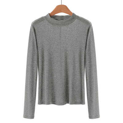 369 81%莱赛尔【兰】冬装 天丝含绵羊毛打底立领针织衫083