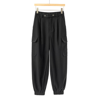 499西湖阁老【HO】春季*绍 松紧束脚九分休闲工装裤188