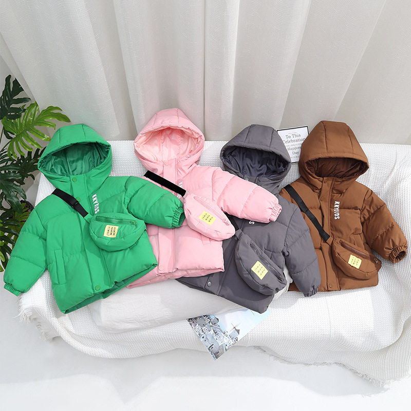 新款儿童大衣棉服冬季外套面包服