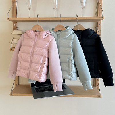 新国标儿童羽绒服轻薄款宝宝羽绒服90白鸭绒女童外套冬季中小童潮