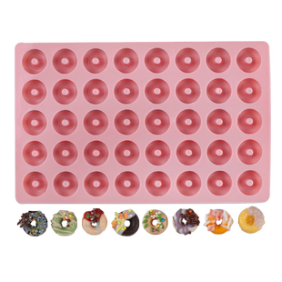 迷你冰淇淋甜筒小甜甜圈模具巧克力软糖羊奶片饼干零食烘焙磨具