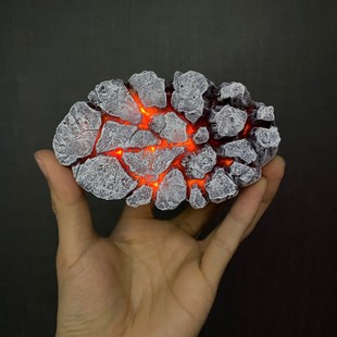 木叶发光岩浆底座展示台海贼龙珠手办地台模型机甲兵人场景树脂