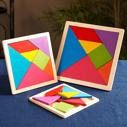 智力七巧板拼图幼儿园教具